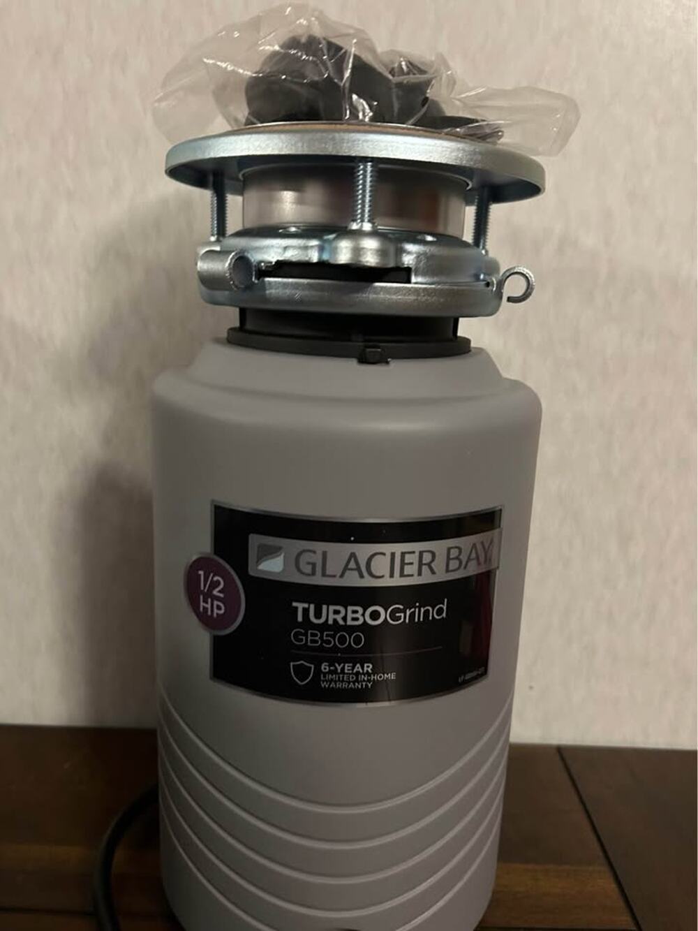 New Glacier Bay TURBOGrind GB500 1/2 HP Continuous Feed Garbage Disposal